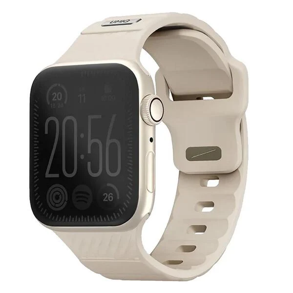 UNIQ STRIDE FKM HIGH PERFORMANCE SPORT WATCH BAND FOR APPLE WATCH 41|40|38MM | PALE KHAKI